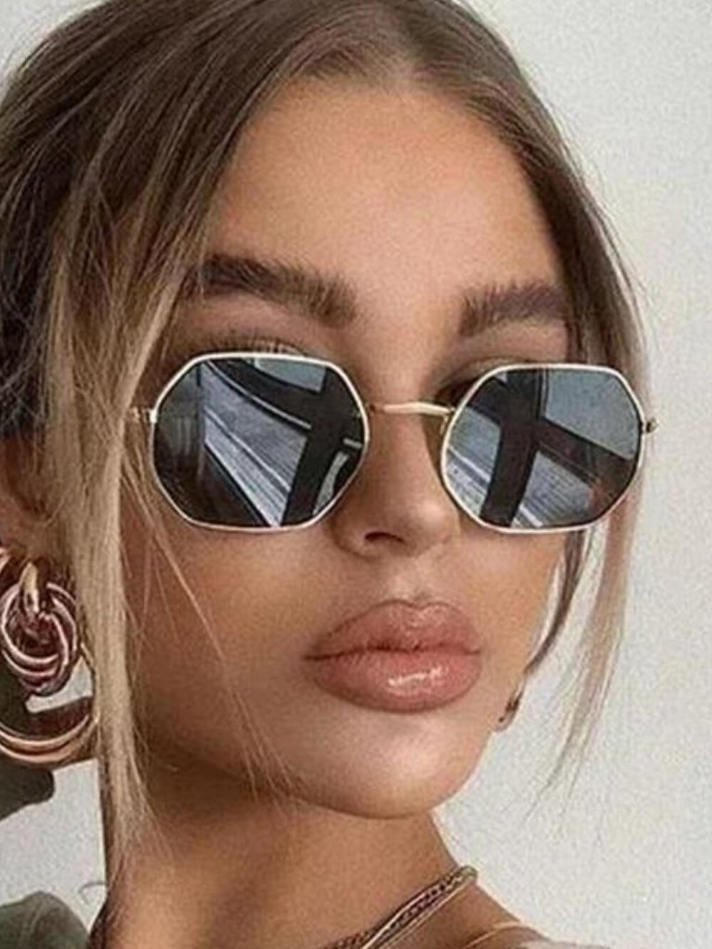Vintage Square Sunglasses
